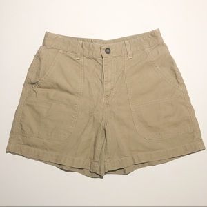 Patagonia High Rise Khaki Shorts
